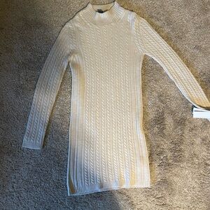 French Connection Cream Turtleneck Sweater